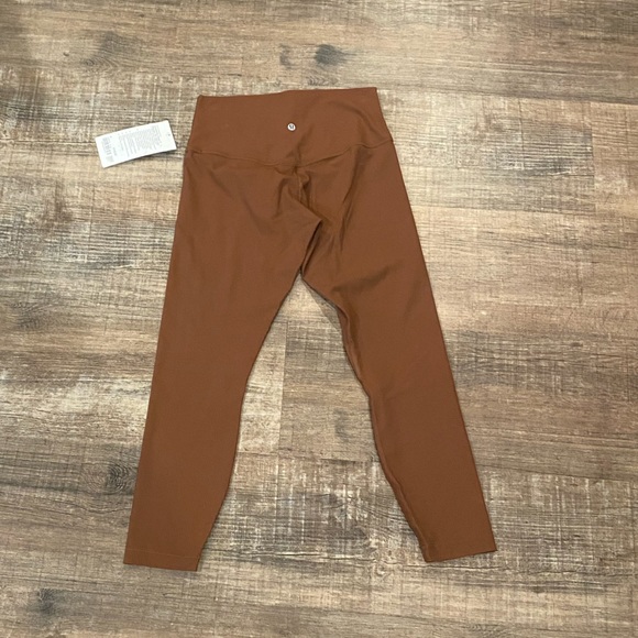 NWT Lululemon Align HR Ribbed Pant 25” - Roasted Brown - Picture 3 of 4